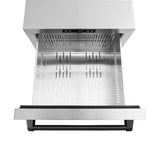 ZLINE 24" Touchstone 168 Can Outdoor-Rated Dual Refrigerator Drawer, Matte Black, RDSOZ-ST-24-MB