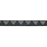 Jabulani Beaded Leather 30" Dog Collar - Silver Celestial