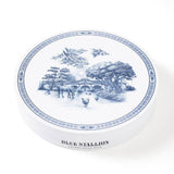 Blue & White Rose Garden Salad Plates Set of 4