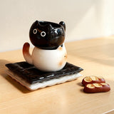 Siamese Cat Ceramic Mug Kawaii Coffee Cup 210ml