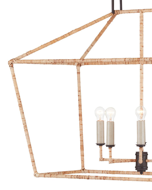 Denison Rectangular Natural Lantern
