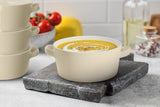 Kook Ceramic Stackable Soup Bowls 23.6 oz Set of 4