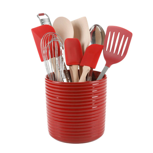 Martha Stewart 10-Piece Tools and Gadget Set w/ Ceramic Crock