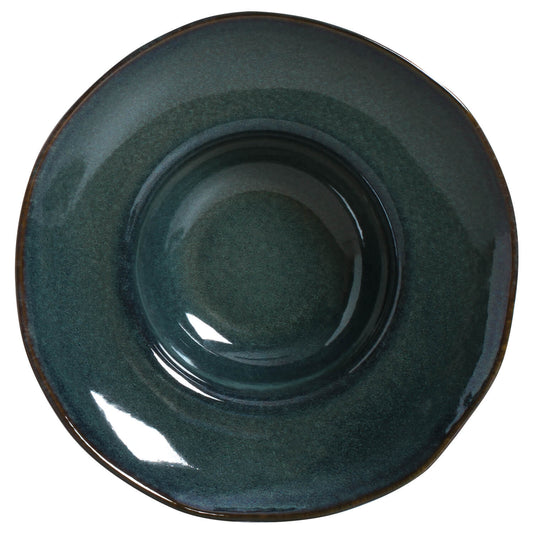 DEEP RIM PLATE  STONEWARE Ø 11.02x2.56" OCEANO