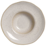 DEEP RIM PLATE  STONEWARE Ø 11.02x2.56" LATTE