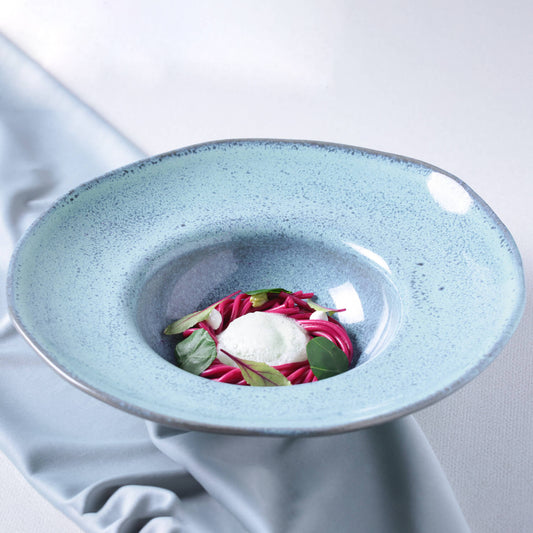 DEEP RIM PLATE  STONEWARE Ø 11.02x2.56" BREEZE