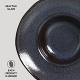 DEEP RIM PLATE  STONEWARE Ø 11.02x2.56" TITANIUM