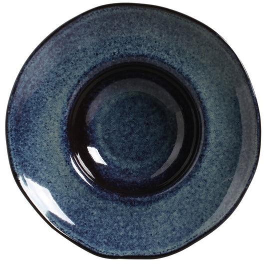 DEEP RIM PLATE  STONEWARE Ø 11.02x2.56" DENIM