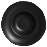 DEEP RIM PLATE  STONEWARE Ø 11.02x2.56" MATTE BLACK