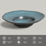 DEEP RIM PLATE  STONEWARE Ø 11.02x2.56" NIGHT SKY