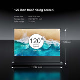 LTV-3000 Pro Plus UST RGB Station 120''-130'' AWOL Vision Acoustic ALR Floor Rising Screen Bundle