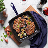 STAUB Cast Iron 12-inch Square Grill Pan
