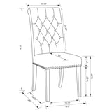 Phelps 5-piece Rectangular Dining Table Set Distressed Noir