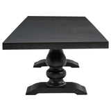 Phelps 7-Piece Rectangular Dining Table Set – Distressed Noir