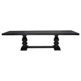 Phelps 7-Piece Rectangular Dining Table Set – Distressed Noir