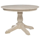 Orrison Oval 62-inch Wood Extension Leaf Dining Table Linen