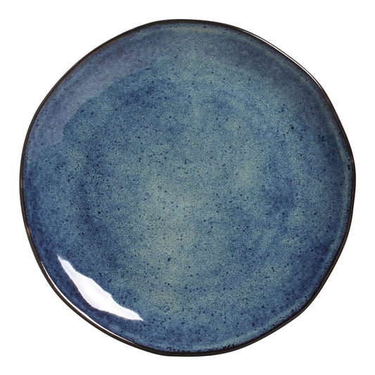DINNER PLATE ORGANIC STONEWARE Ø 10.43" DENIM