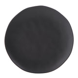 DINNER PLATE ORGANIC STONEWARE Ø 10.43" MATTE BLACK