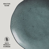DINNER PLATE ORGANIC STONEWARE Ø 10.43" NIGHT SKY