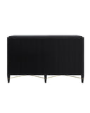Verona Black Six-Drawer Chest