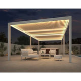 PURPLELEAF Strip Light, Upgraded Version 3000K Warm White Light, 24V Safe Low Voltage Waterproof Strip Light, Suitable for Louvered Pergola