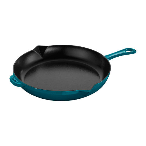 STAUB Cast Iron 12-Inch Fry Pan - La Mer