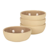 Gibson Elite - Made in Portugal - Port Gaia 4 Piece Cereal Bowl Set, 6.2” Stoneware Bowls, Reactive Glaze Finish, Soup, Dessert & Snack Bowls, Microwave & Dishwasher Safe