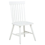 Andrews 5-Piece Round Dining Table Set – Light Ash and White