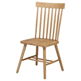 Andrews Windsor Spindle Back Dining Side Chair - Light Ash (Set of 2)