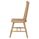 Andrews Windsor Spindle Back Dining Side Chair - Light Ash (Set of 2)