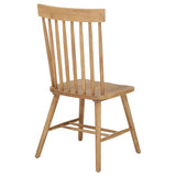 Andrews Windsor Spindle Back Dining Side Chair - Light Ash (Set of 2)