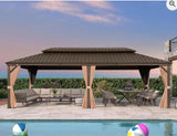 The Privacy Curtain for Hardtop Gazebo