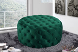 Addison Velvet Upholstered Ottoman