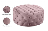 Addison Velvet Upholstered Ottoman
