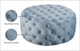 Addison Velvet Upholstered Ottoman