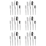 BergHOFF Essentials 30Pc 18/10 Stainless Steel Flatware Set, Finesse