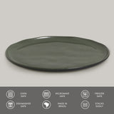 DINNER PLATE BIO STONEWARE Ø 11.42" GREENERY