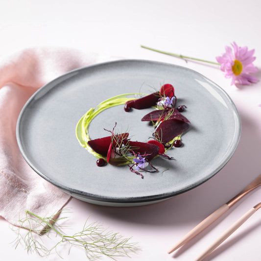 DINNER PLATE BIO STONEWARE Ø 10.83" DUST