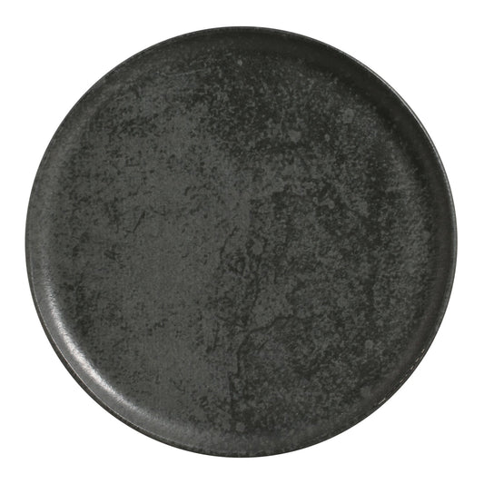 DINNER PLATE BIO STONEWARE Ø 10.83" CHROMIUM