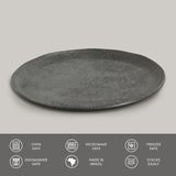 DINNER PLATE BIO STONEWARE Ø 10.83" CHROMIUM