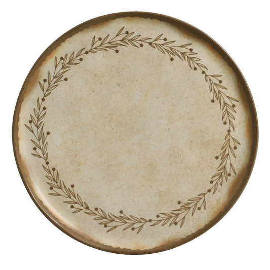 DINNER PLATE BIO STONEWARE Ø 10.83" NATIVA