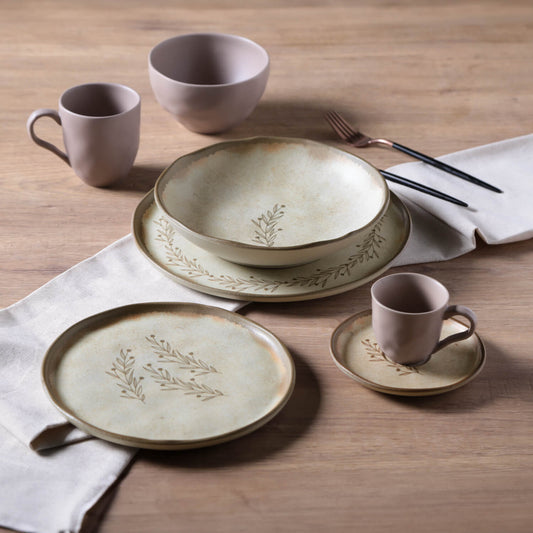 DINNER PLATE BIO STONEWARE Ø 10.83" NATIVA