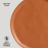 DINNER PLATE BIO STONEWARE Ø 10.83" TERRACOTTA