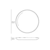 DINNER PLATE BIO STONEWARE Ø 10.83" TERRACOTTA