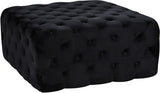 Ariel Velvet Upholstered Ottoman