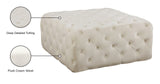 Ariel Velvet Upholstered Ottoman