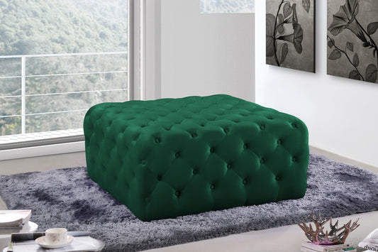 Ariel Velvet Upholstered Ottoman