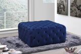 Ariel Velvet Upholstered Ottoman
