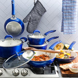 Kenmore Arlington 12-Piece Aluminum Ceramic Cookware Set