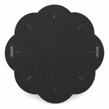 Raffea Scalloped Navy Accent Mirror
